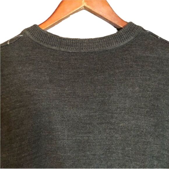 NWT! Dockers argyle v neck grey sweater‎ - Picture 6 of 12